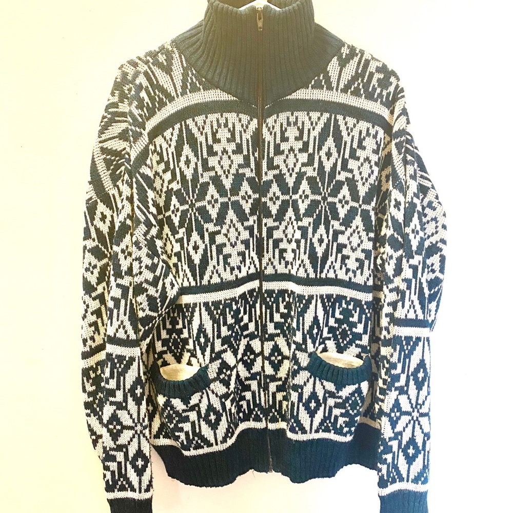 VTG Ski Zip Sweater